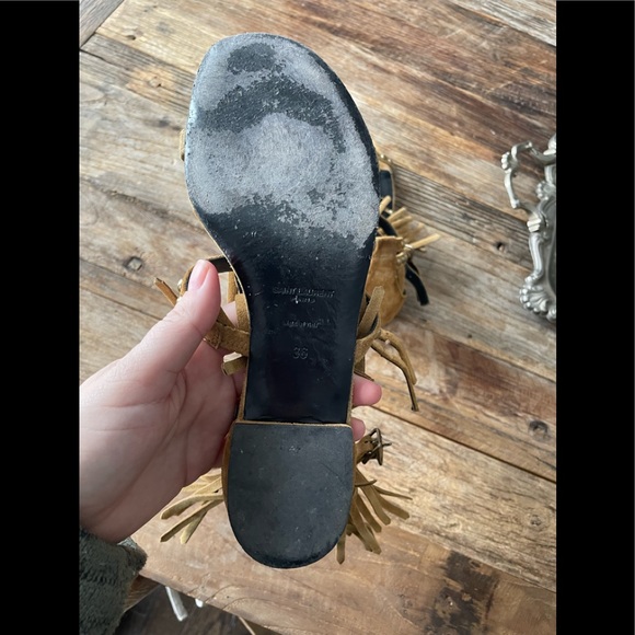 Saint Laurent Fringe Gladiator - Picture 6 of 9